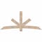 Ekena Millwork Alberta Smooth Timber Gable Bracket, Douglas Fir, 84"W x 38"H x 5 1/2"D x 5 1/2"F, 11/12 Pitch GBW084X38X0606ALB00SDF - alternate 1